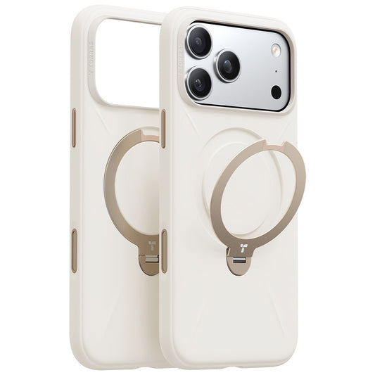 Θήκη MagSafe για Apple iPhone 17 Pro, Torras, QPRO Silicone, Λευκή