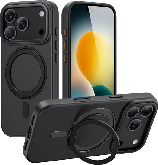 Θήκη MagSafe για Apple iPhone 17 Pro Max, Tech-Protect, MagRing, Μαύρη