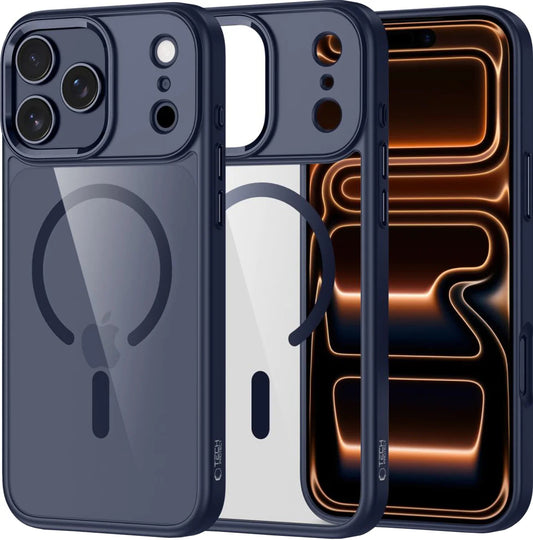 Θήκη MagSafe για Apple iPhone 17 Pro, Tech-Protect, Magmat, Μπλε Ναυτικό