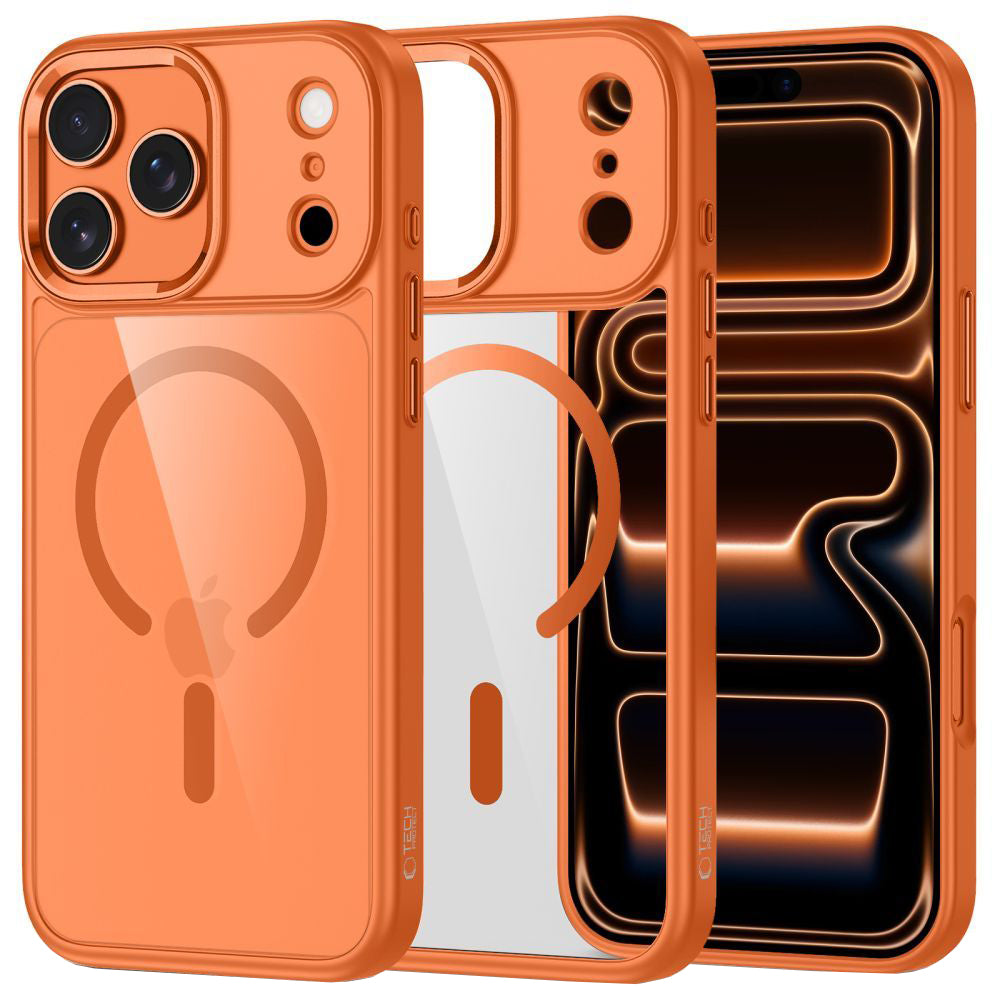 Θήκη MagSafe για Apple iPhone 17 Pro, Tech-Protect, Magmat, Πορτοκαλί