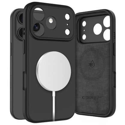 Θήκη MagSafe για Apple iPhone 17 Pro, Tech-Protect, Σιλικόνη, Μαύρη