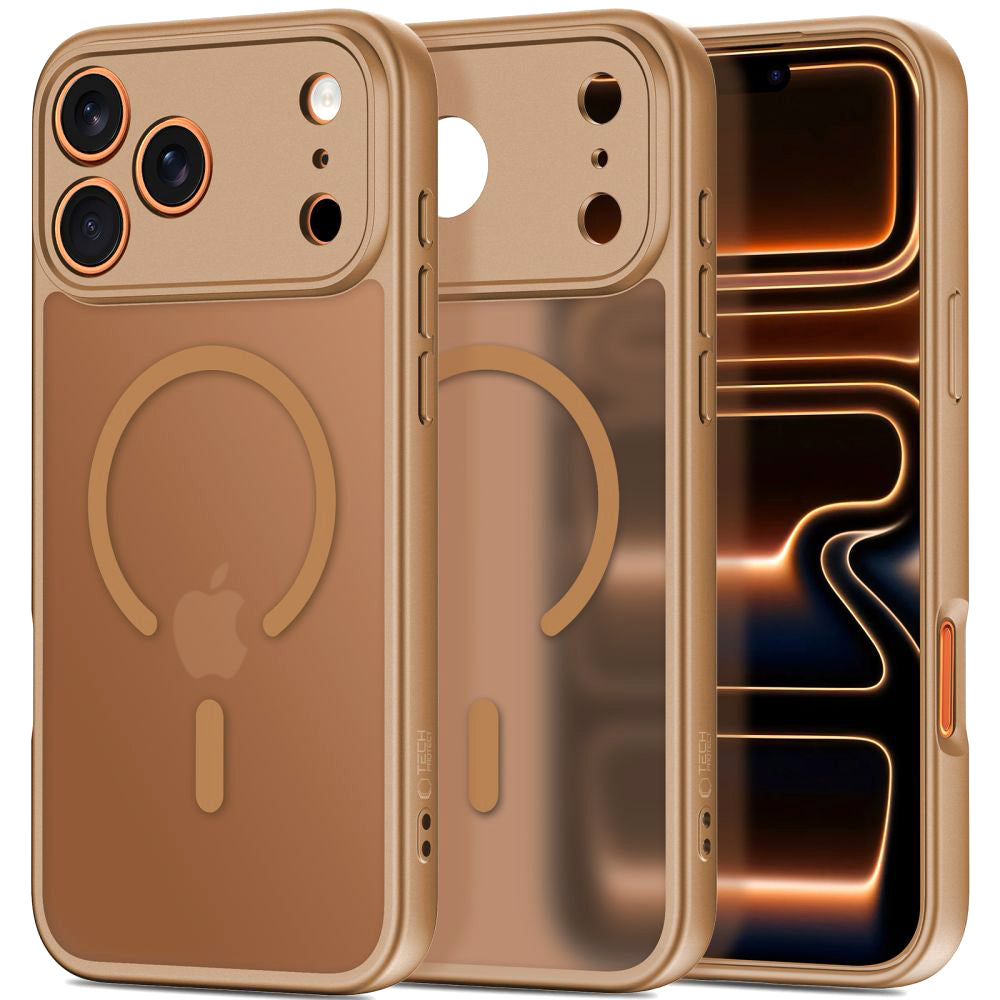 Θήκη MagSafe για Apple iPhone 17 Pro Max, Tech-Protect, BasicMag, Ματ Καφέ