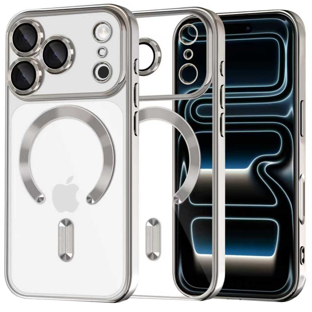 Θήκη MagSafe για Apple iPhone 17 Pro, Tech-Protect, Magflex, Ασημί