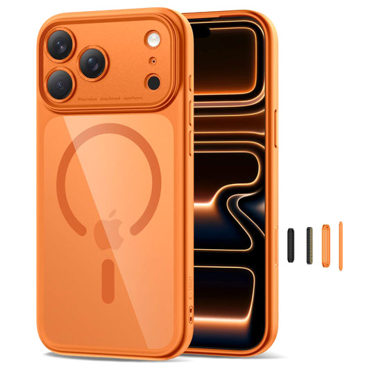 Θήκη MagSafe για Apple iPhone 17 Pro Max, Tech-Protect, MagPeak, Πορτοκαλί