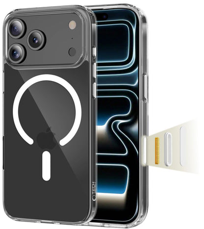 Θήκη MagSafe για Apple iPhone 17 Pro Max, Tech-Protect, Flexair Hybrid CC, Διάφανη