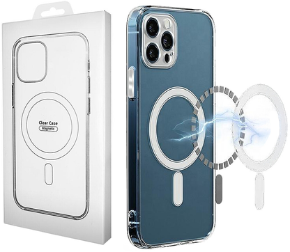 Θήκη MagSafe για Apple iPhone 16 Pro Max, OEM, Διαφανής με Προστασία Κάμερας, Διαφανής