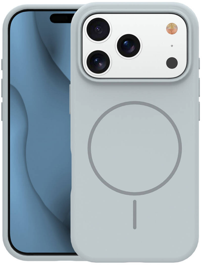 Θήκη MagSafe για Apple iPhone 18 Pro Max / 17 Pro Max, OEM, Λεπτή Σιλικόνη, Γκρι