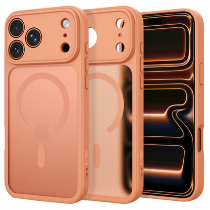 Θήκη MagSafe για Apple iPhone 18 Pro / 17 Pro, Tech-Protect, BasicMag, Πορτοκαλί Ματ