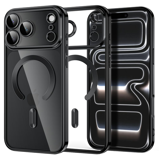 Θήκη MagSafe για Apple iPhone 18 Pro / 17 Pro, Tech-Protect, Magflex, Μαύρο Σατέν