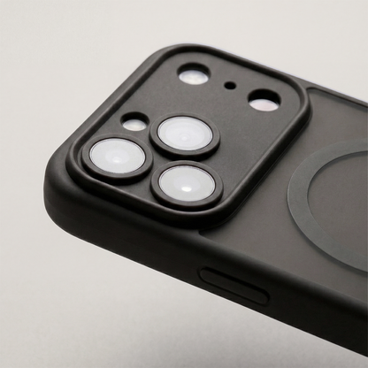 Θήκη MagSafe για Apple iPhone 18 Pro / 17 Pro, OEM, Mag Big Hole, Μαύρη Ματ