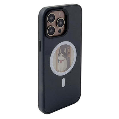 MagSafe Case for Apple iPhone 16 Pro Max, OEM, Round Screen Smart E-Ink, Black