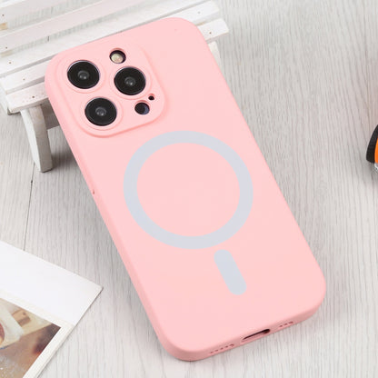Θήκη MagSafe για Apple iPhone 15 Pro, OEM, Υγρό Σιλικόνη, Ροζ