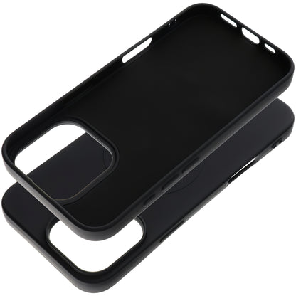 Θήκη MagSafe για Apple iPhone 16 Pro Max, OEM, Silicone Mag (Μεγάλη Τρύπα), Μαύρη
