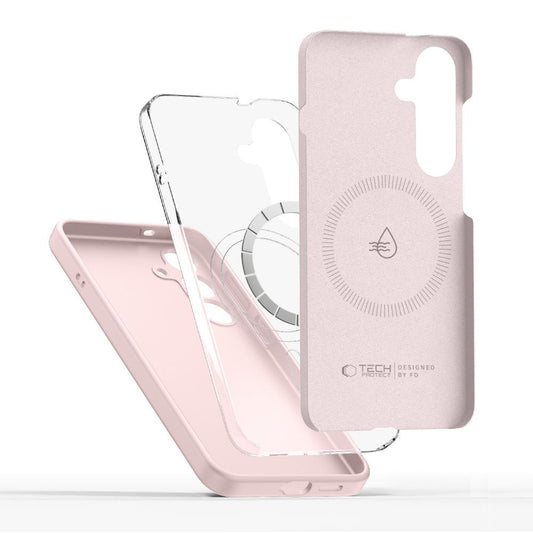 Θήκη MagSafe για Apple iPhone 16e, Tech-Protect, Liquid Silicone, Ροζ