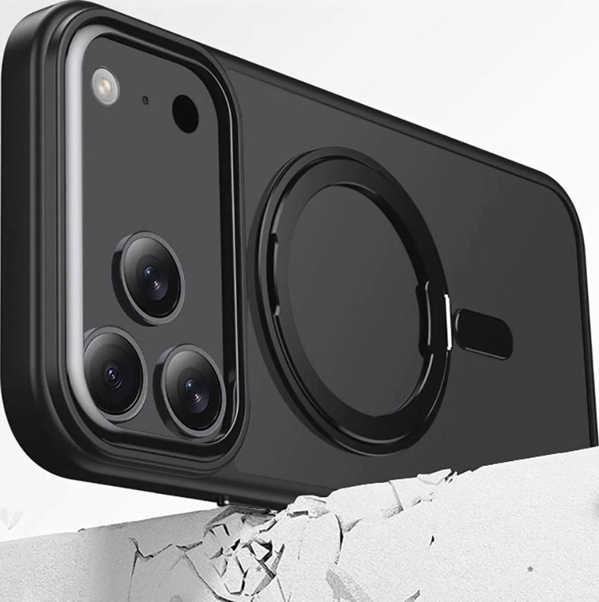 Θήκη MagSafe για Apple iPhone 17 Pro, Tech-Protect, MagRing, Μαύρη