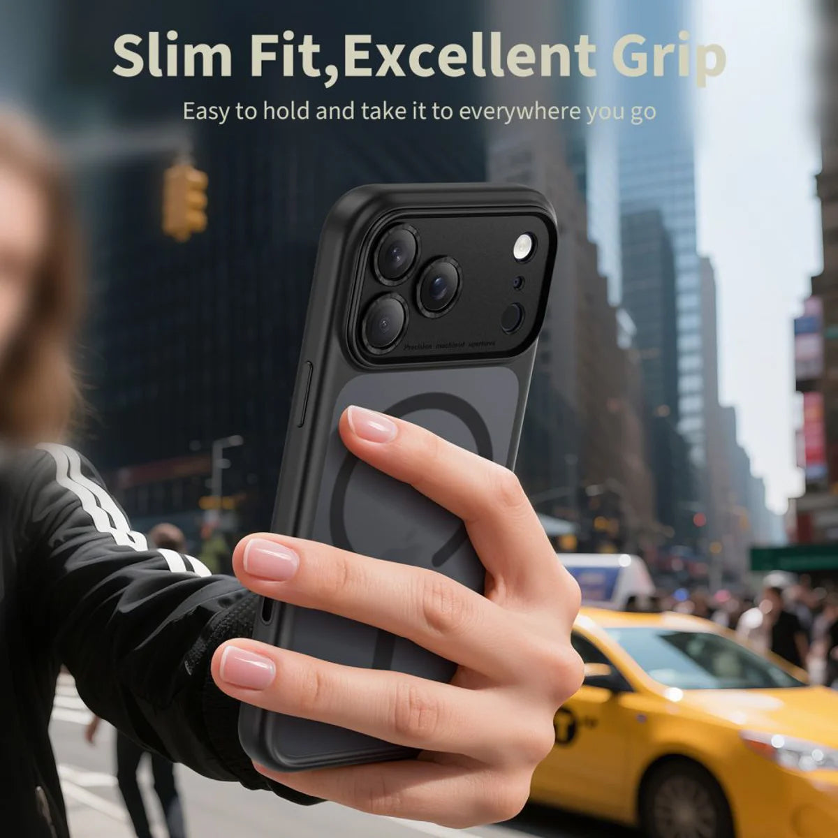 Θήκη MagSafe για Apple iPhone 17 Pro Max, Tech-Protect, MagPeak, Ματ Μαύρη