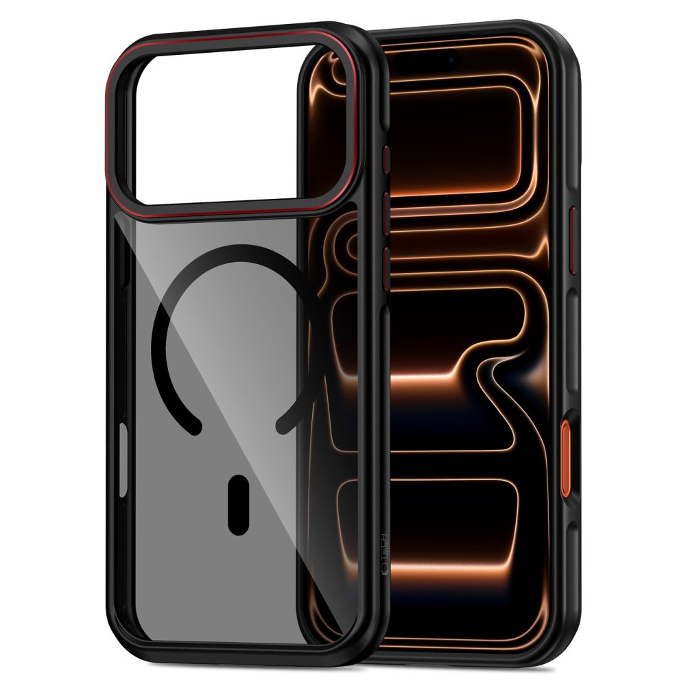 Θήκη MagSafe για Apple iPhone 17 Pro, Tech-Protect, Maghybrid, Μαύρη