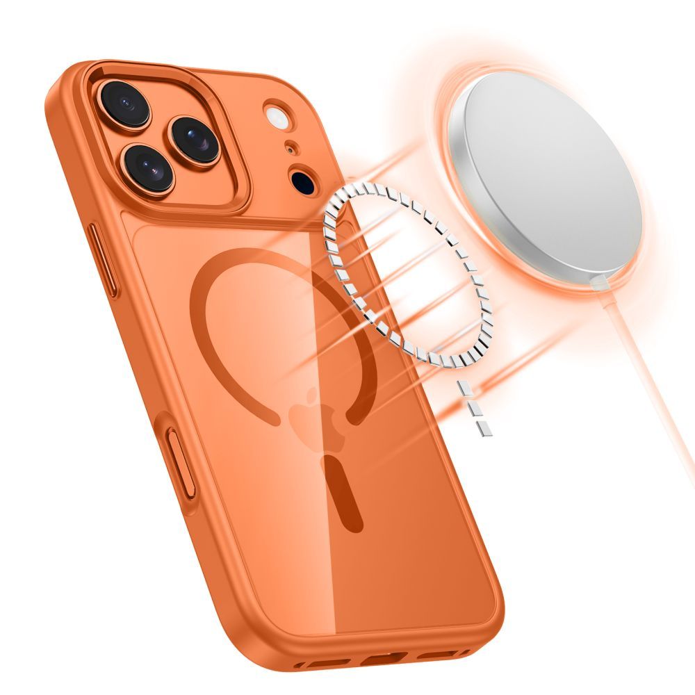 Θήκη MagSafe για Apple iPhone 17 Pro, Tech-Protect, Magmat, Πορτοκαλί