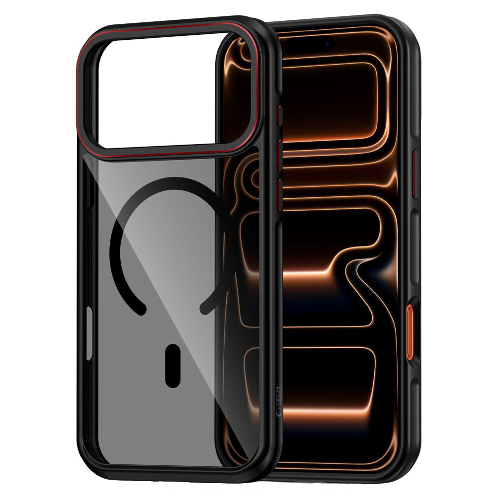 MagSafe Case for Apple iPhone 17 Pro Max, Tech-Protect, Maghybrid, Black