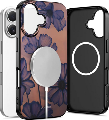 Θήκη MagSafe για Apple iPhone 16, Tech-Protect, Lamano Velvet Night, Μαύρη