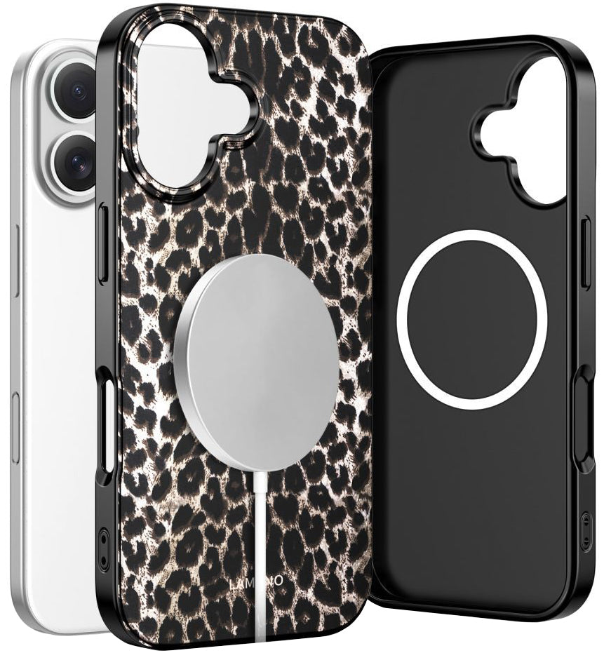 Θήκη MagSafe για Apple iPhone 17, Tech-Protect, Lamano Leopard, Μαύρη