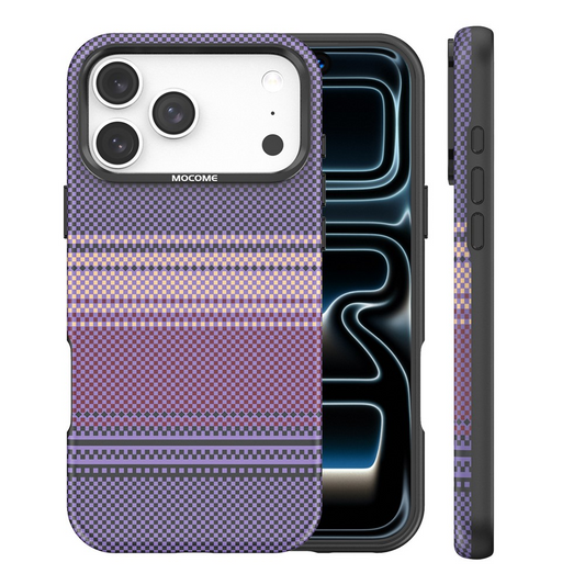 Θήκη MagSafe για Apple iPhone 17 Pro Max, OEM, Gradient Rainbow, Μωβ