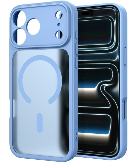 MagSafe Case for Apple iPhone 18 Pro / 17 Pro, Tech-Protect, BasicMag, Matte Blue