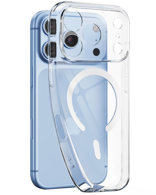 MagSafe Case for Apple iPhone 18 Pro / 17 Pro, Tech-Protect, Flexair, Transparent