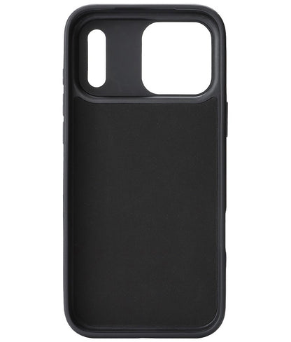 Θήκη MagSafe για Apple iPhone 17 Pro, OEM, Carbon Metal Ring, Μαύρο