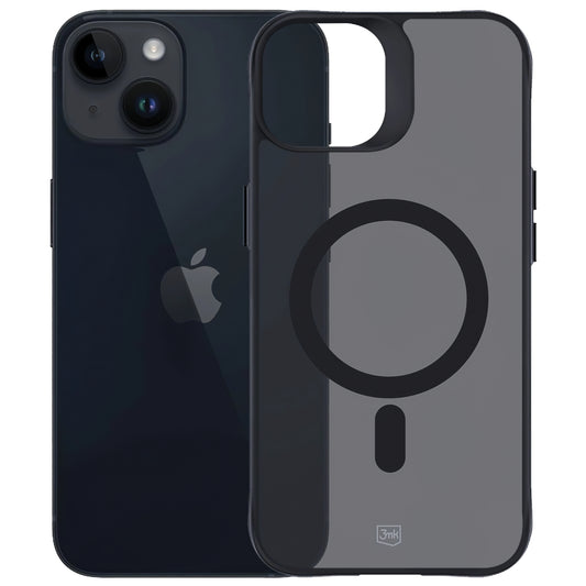 Θήκη MagSafe για Apple iPhone 14 / 13, 3MK, Smoke MagCase, Μαύρη