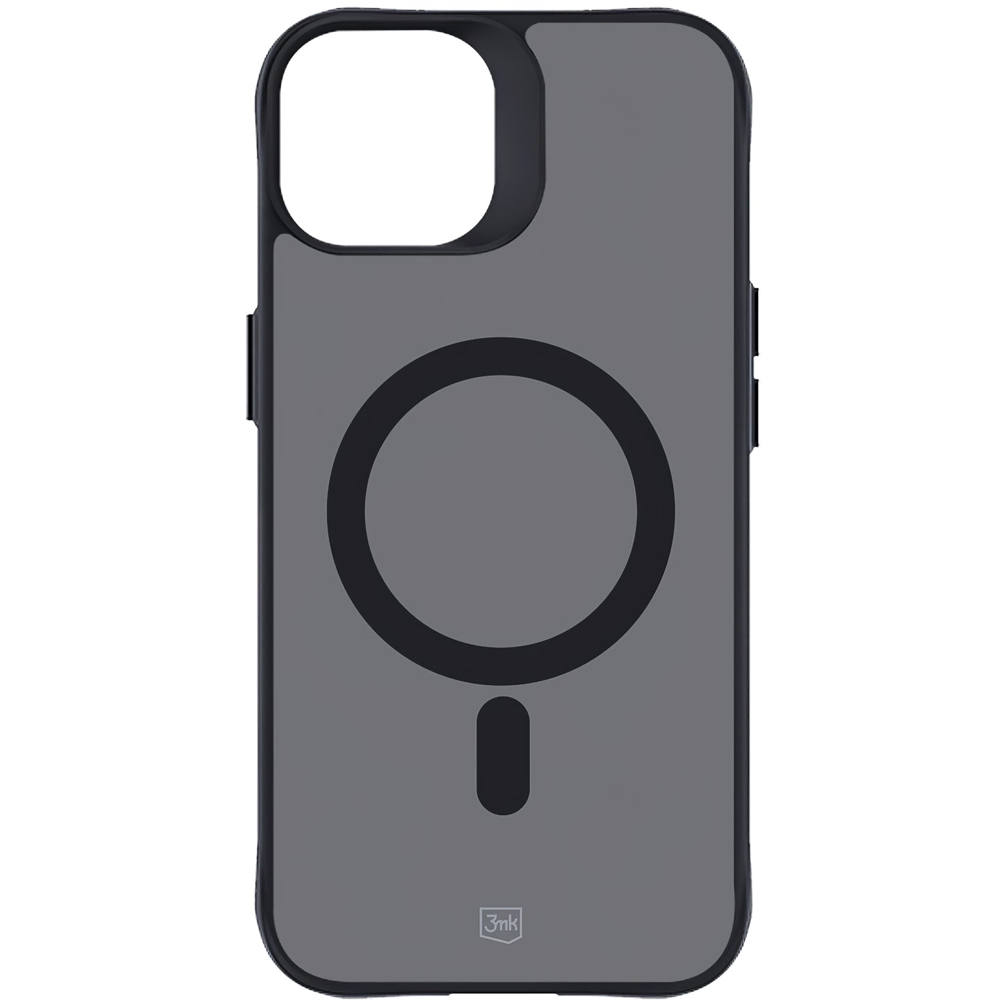 Θήκη MagSafe για Apple iPhone 15, 3MK, Smoke MagCase, Μαύρη