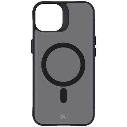 Θήκη MagSafe για Apple iPhone 15, 3MK, Smoke MagCase, Μαύρη