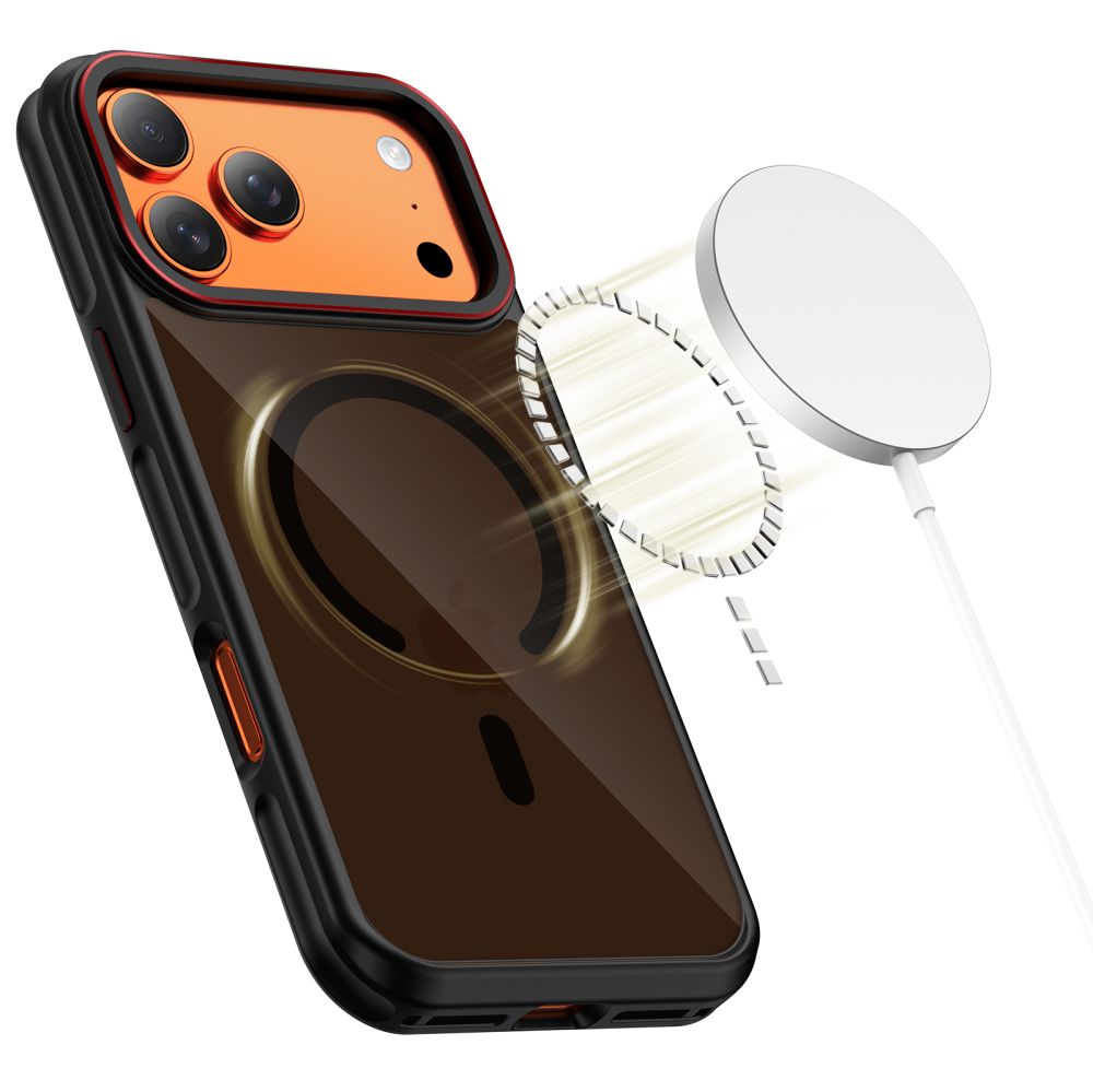 Θήκη MagSafe για Apple iPhone 17 Pro, Tech-Protect, Maghybrid, Μαύρη