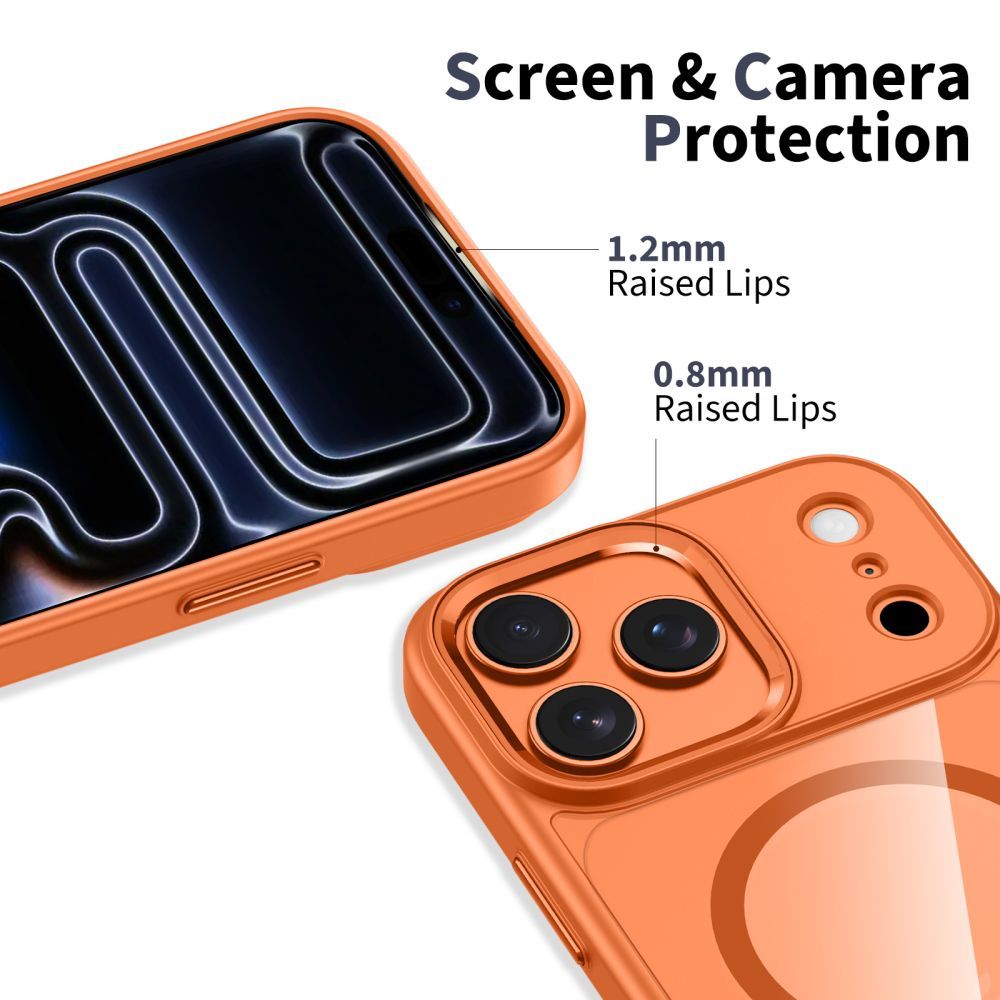 Θήκη MagSafe για Apple iPhone 17 Pro, Tech-Protect, Magmat, Πορτοκαλί