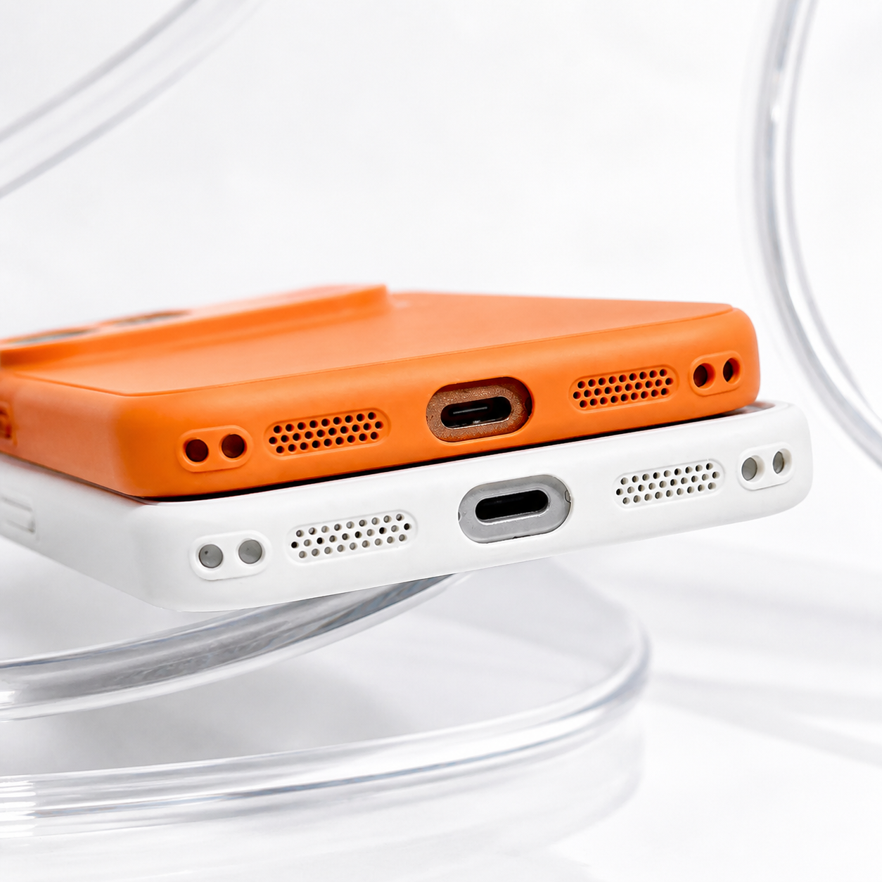 Θήκη MagSafe για Apple iPhone 17 Pro Max, OEM, Γνήσιο Γυαλί, Πορτοκαλί