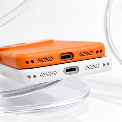 Θήκη MagSafe για Apple iPhone 17 Pro Max, OEM, Γνήσιο Γυαλί, Πορτοκαλί
