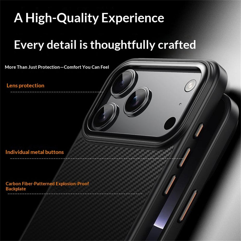 Θήκη MagSafe για Apple iPhone 18 Pro / 17 Pro, OEM, Άνθρακας, Μαύρο