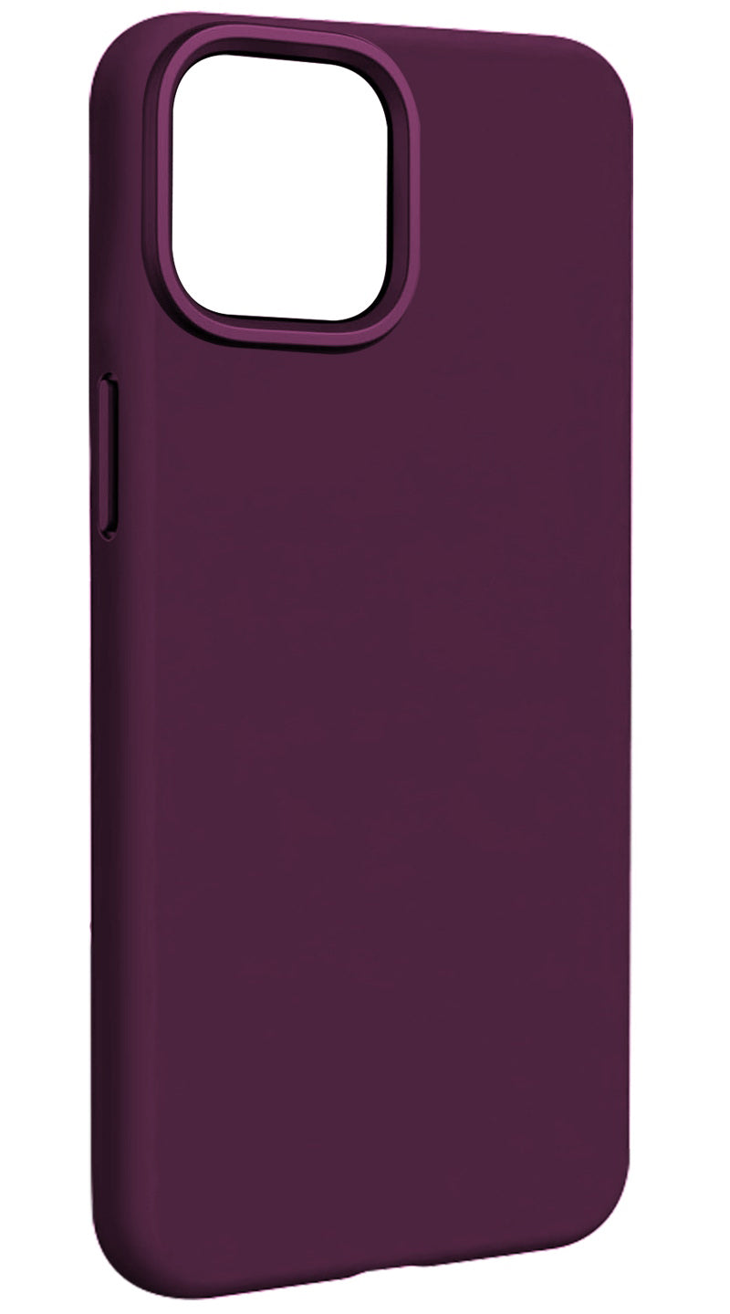 Θήκη MagSafe για Apple iPhone 15, Etteri, Silicone Mag, Βυσσινί