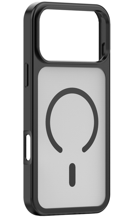 Θήκη MagSafe για Apple iPhone 18 Pro / 17 Pro, OEM, Mag Big Hole, Μαύρη Ματ