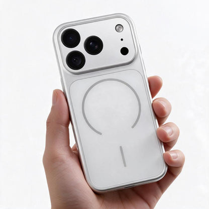 Θήκη MagSafe για Apple iPhone 18 Pro / 17 Pro, OEM, Make 18, Ασημί
