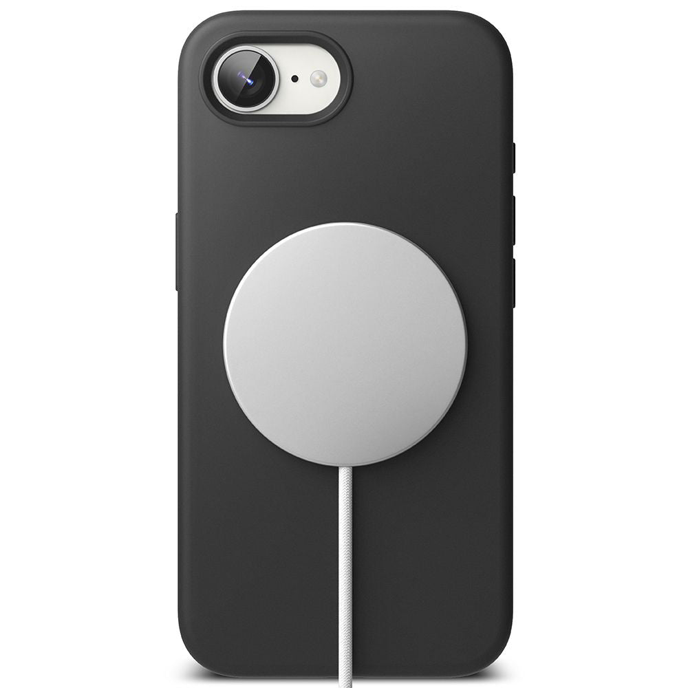 MagSafe Case for Apple iPhone 16e, Ringke, Magnetic Silicone, Black