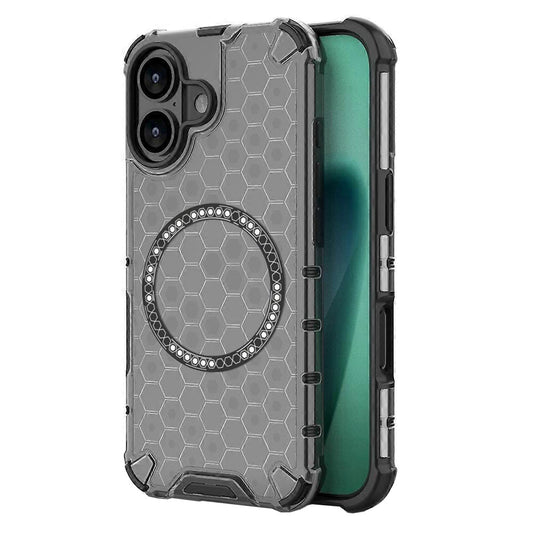 Θήκη MagSafe για Apple iPhone 17, Techsuit, HoneyComb Shield, Μαύρη