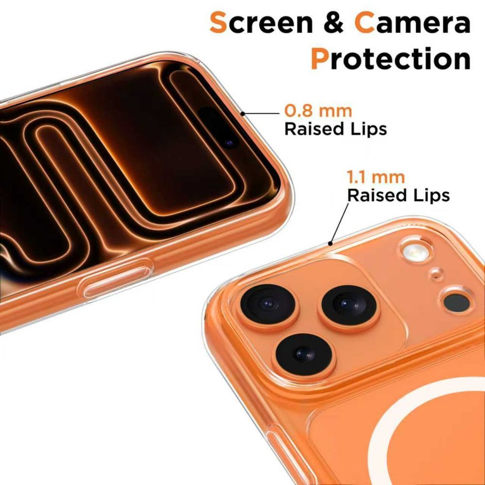 MagSafe Case for Apple iPhone 17 Pro Max, Tech-Protect, MagPeak, Transparent