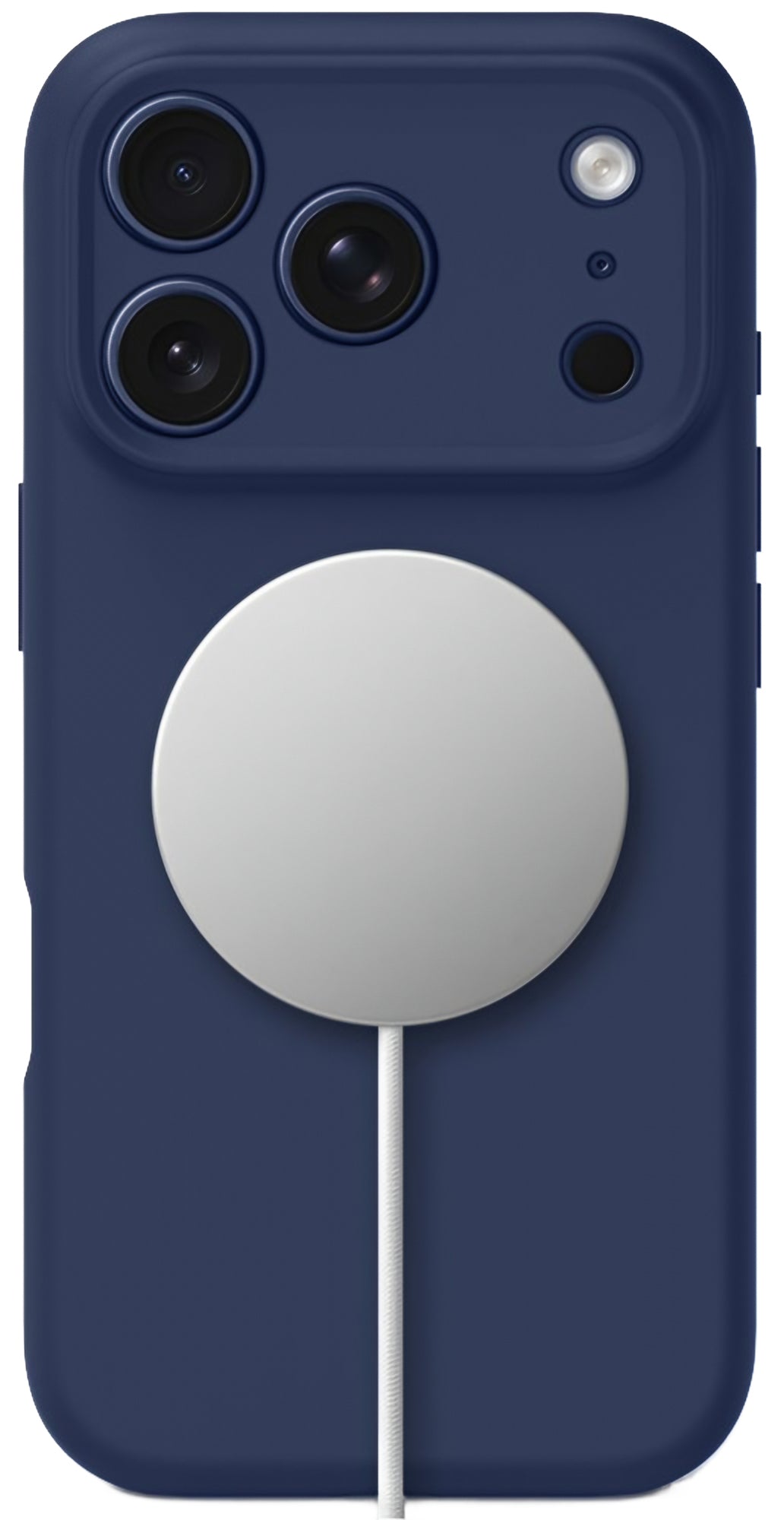 MagSafe Case for Apple iPhone 17 Pro, Tech-Protect, Silicone, Navy Blue