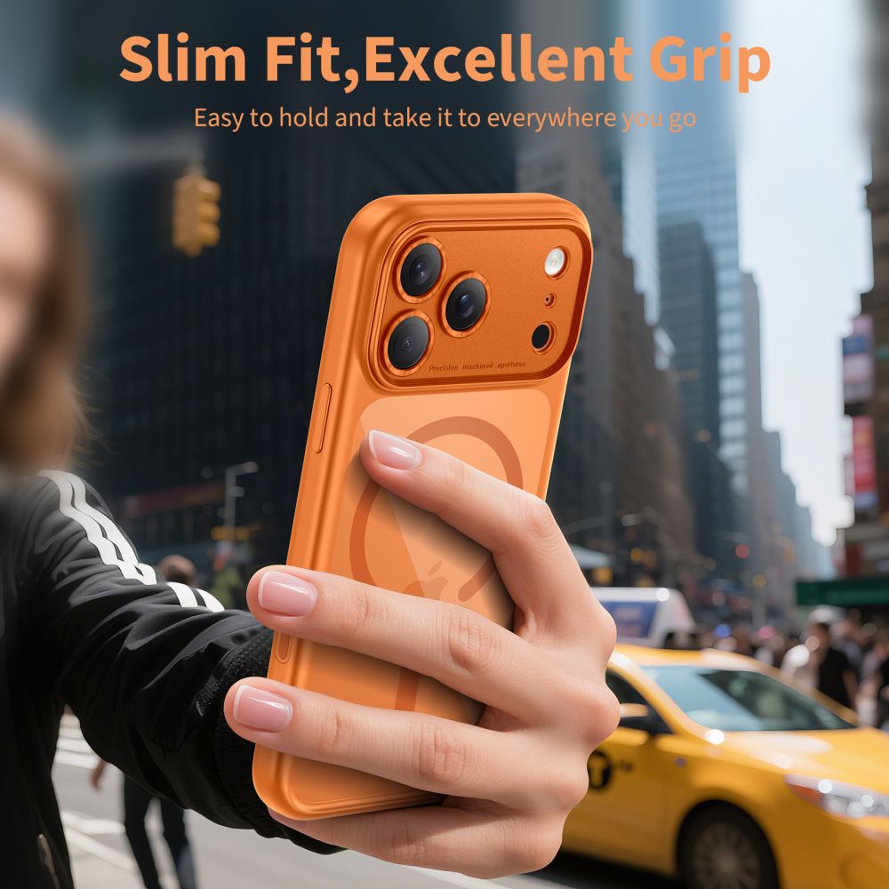 Θήκη MagSafe για Apple iPhone 17 Pro Max, Tech-Protect, MagPeak, Πορτοκαλί