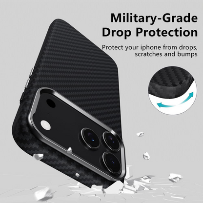 Θήκη MagSafe για Apple iPhone 17 Pro, Tech-Protect, Ion Carbon, Μαύρη
