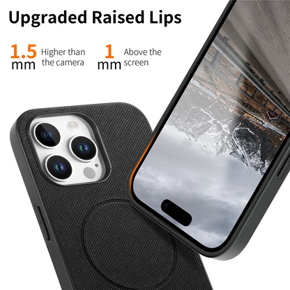 MagSafe Case for Apple iPhone 16 Pro Max, OEM, Cloth, Black