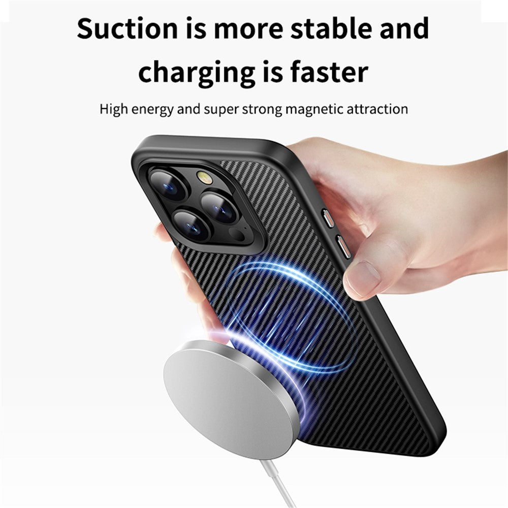 Θήκη MagSafe για Apple iPhone 15 Pro, OEM, Carbon, Μαύρο