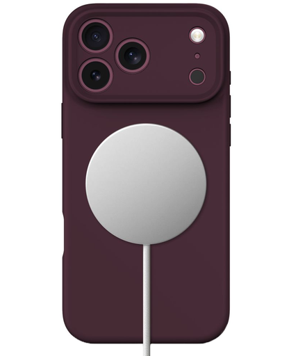 Θήκη MagSafe για Apple iPhone 18 Pro / 17 Pro, Tech-Protect, σιλικόνη, μπορντό