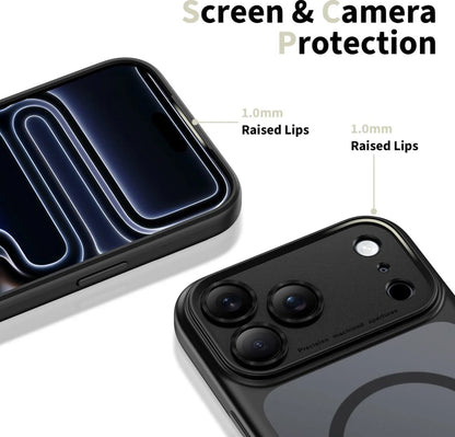 Θήκη MagSafe για Apple iPhone 17 Pro Max, Tech-Protect, MagPeak, Ματ Μαύρη